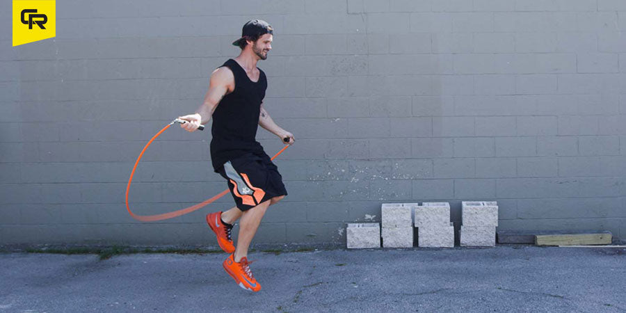 Man Using Crossrope Jump Ropes