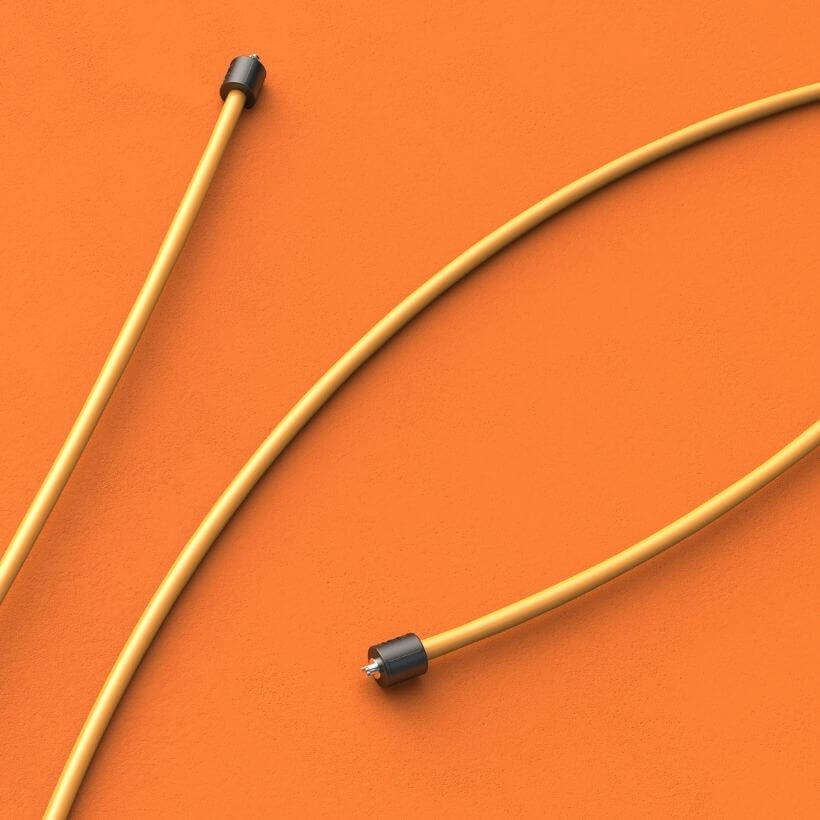 1 LB Speed Pro Rope The orange 1 LB Speed Pro LE rope on an orange background