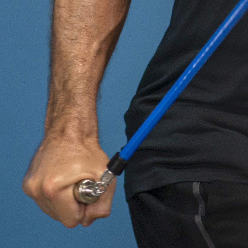 2 LB Speed Pro Rope A close up view of a 2 LB jump rope being used