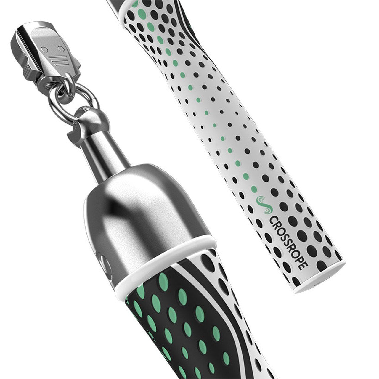 Starter Jump Rope Set A detailed view of the Slim Handles